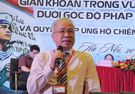 Hiệu trưởng trường ĐH Luật Hà Nội – Tiến sĩ Phan Chí Hiếu tại