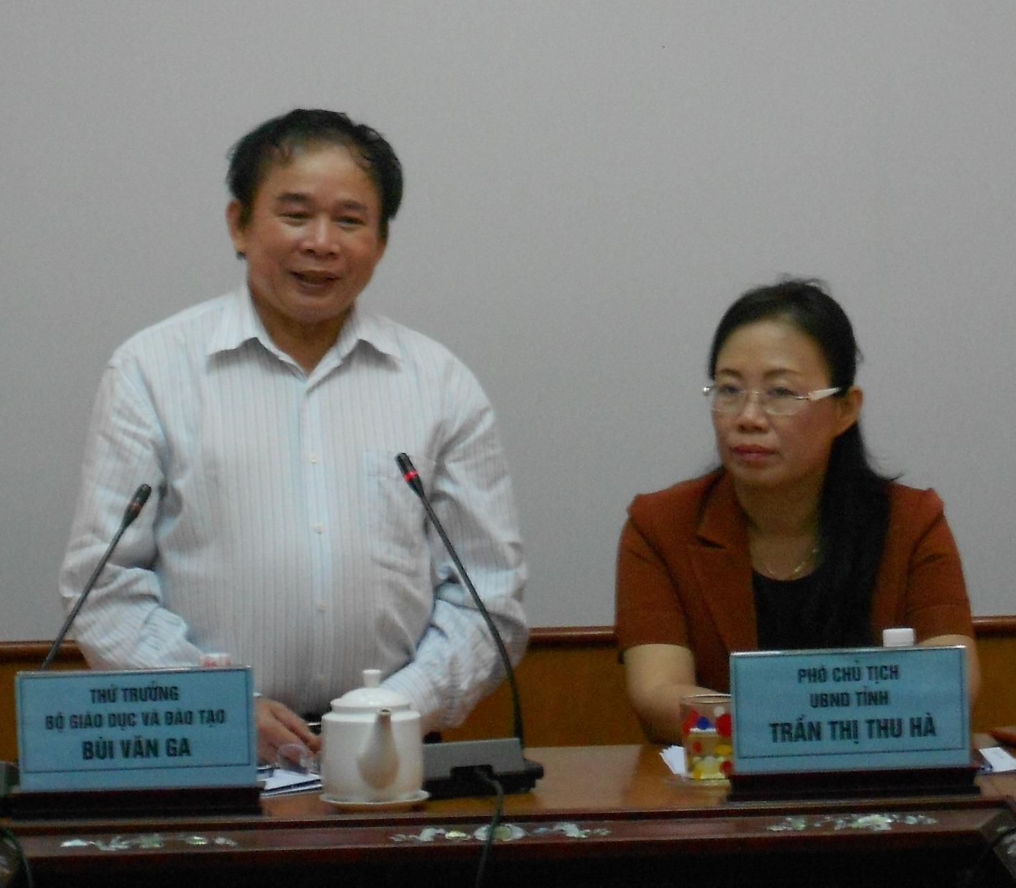 Thứ trưởng Bộ GD-ĐT Bùi Văn Ga: Nên bỏ những điểm thi xa trung tâm
